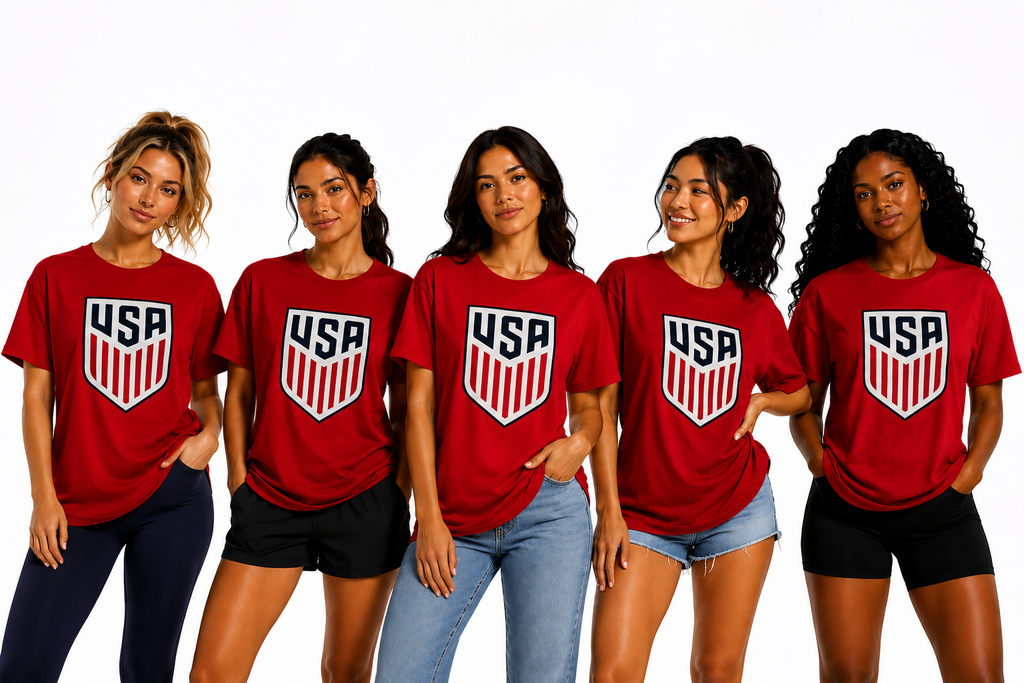 USA Shield Comfort Colors® Red Tee