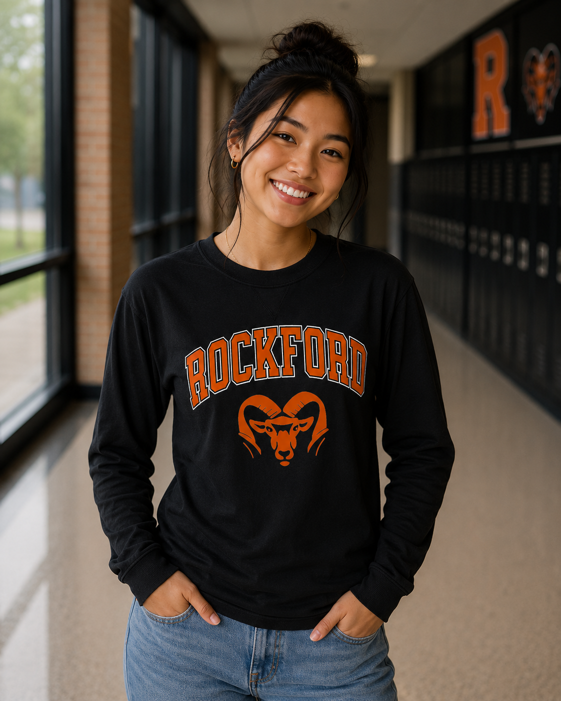 Rockford Rams Long Sleeve T-Shirt