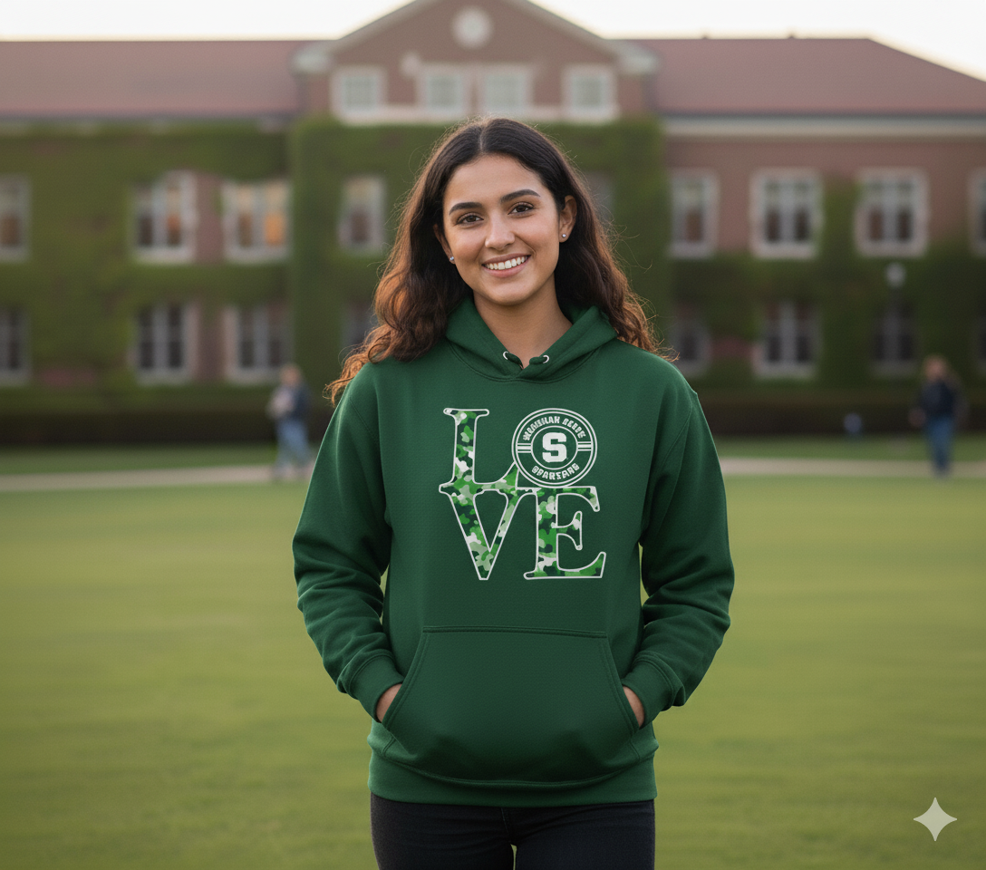 Love Hoodie - MSU